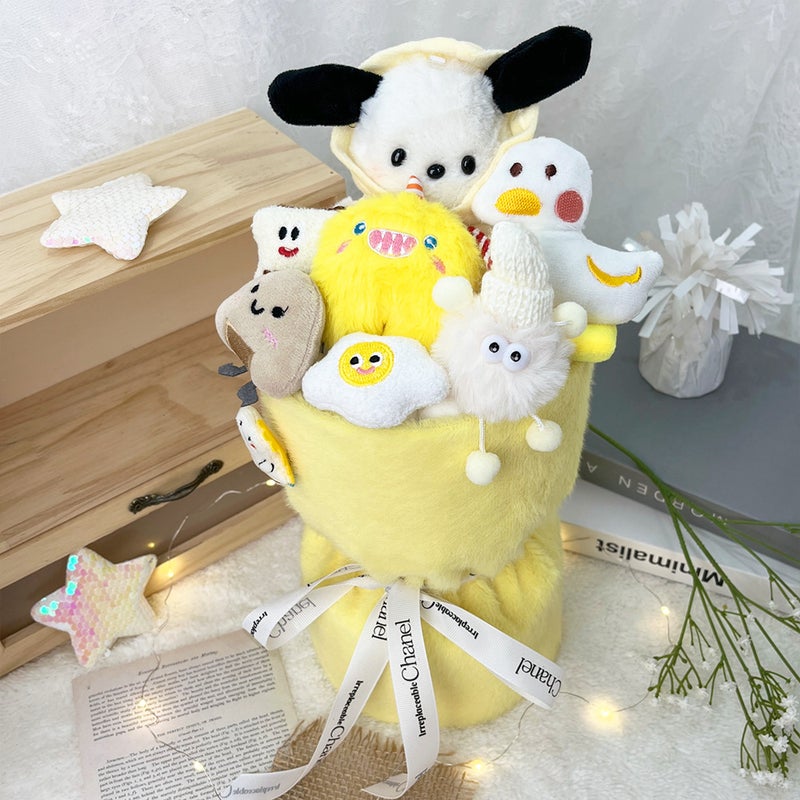 Back-To-School Plush Bouquet Gift For Girlfriend, Creative Stuffed Animal Bouquet, New Year'S And Valentine'S Day Gift - Image 1